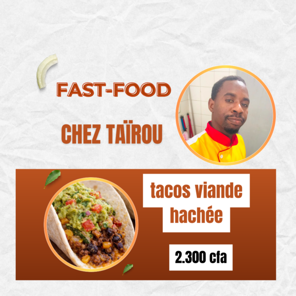 tacos viande hachée